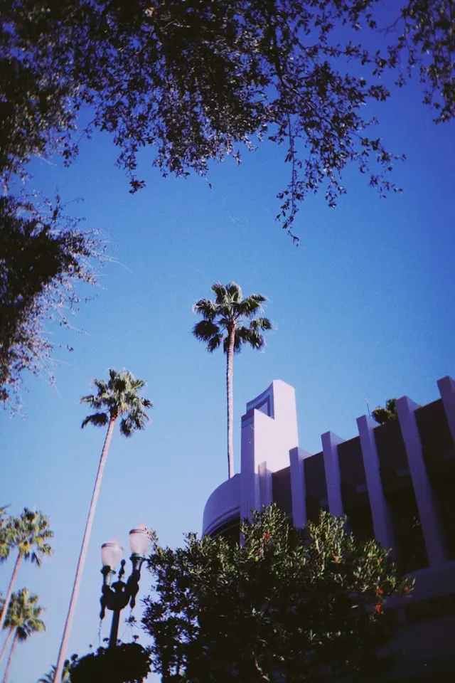 Mission-style architecture in Anaheim