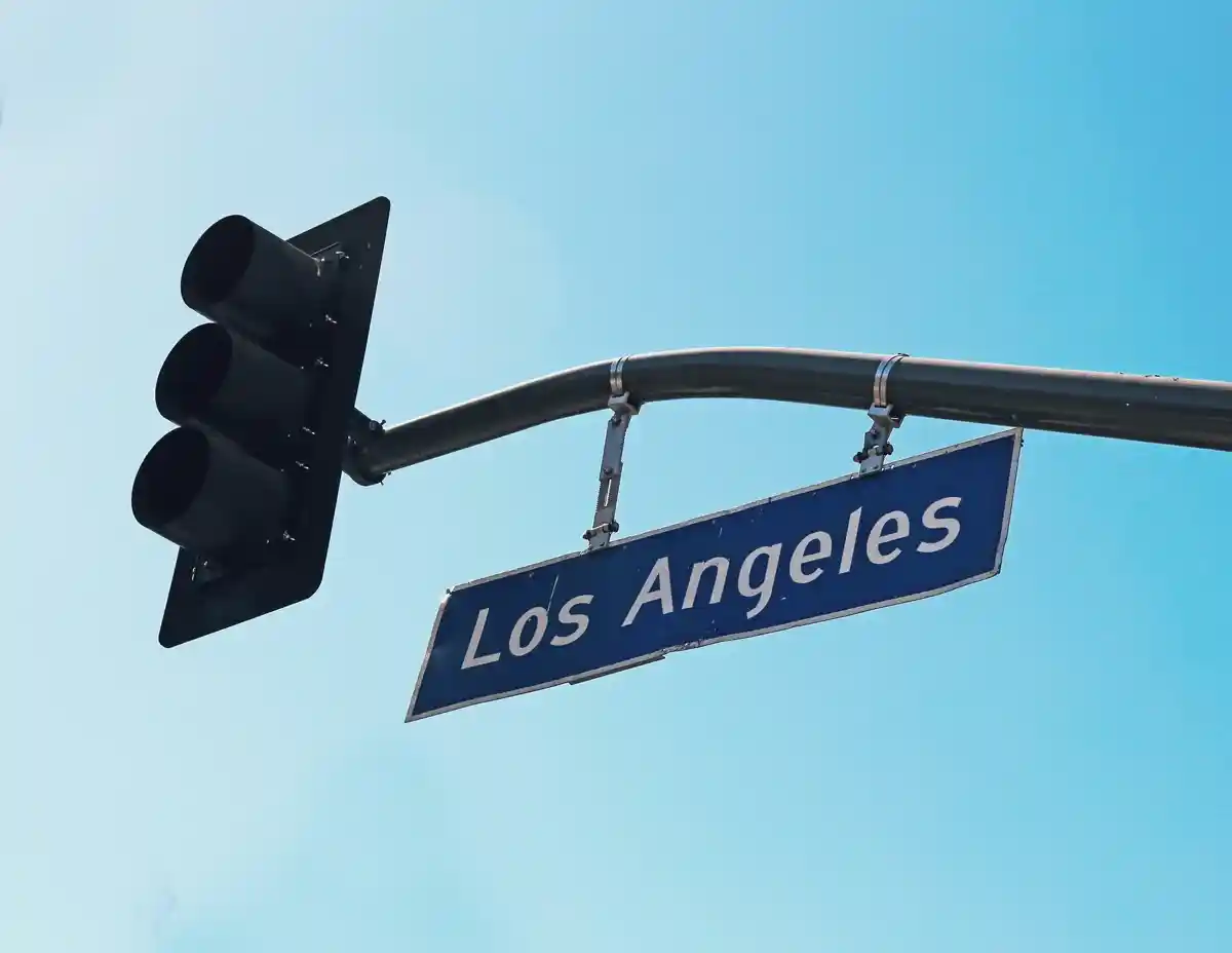 Los Angeles traffic sign